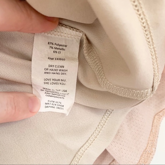 Show Me Your MuMu Daphne pink sparkle ruffle mini dress small - Picture 5 of 7